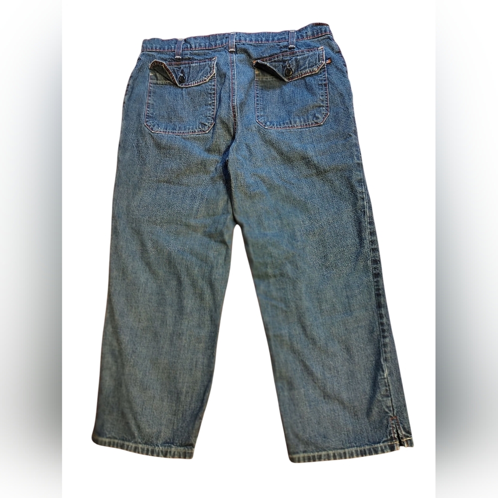 Ralph Lauren Blue Denim Capris Sz 12